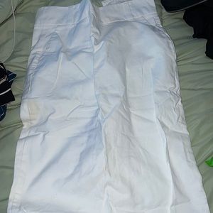 White skirt